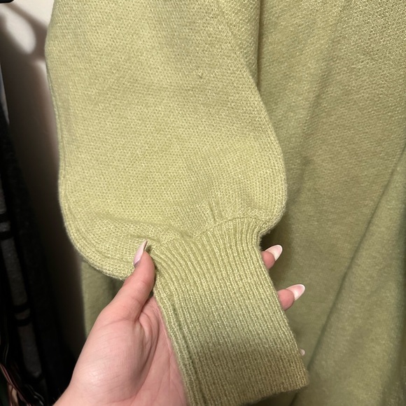 LIME Thick Sweater Cardigan 🐊 - Picture 2 of 3